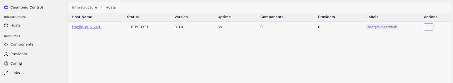 Host view