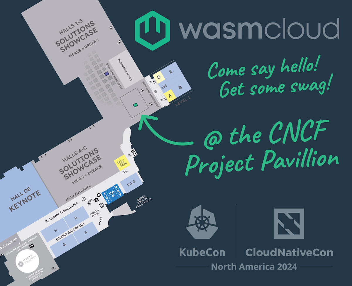 map to wasmCloud booth