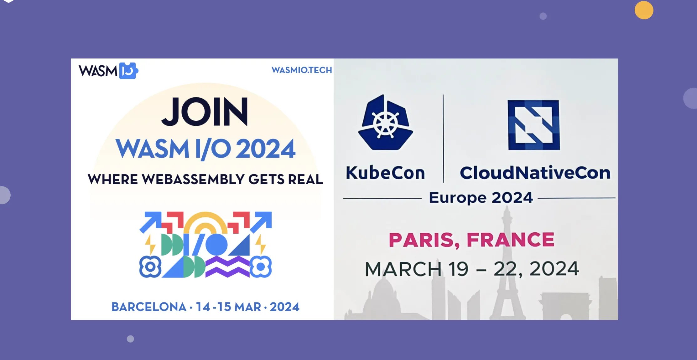 Wasm I/O & KubeCon EU 2024 Preview